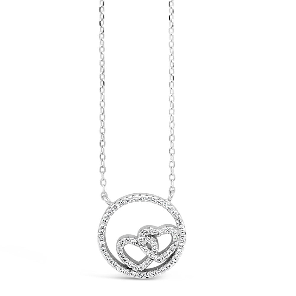 two hearts necklace